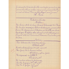 Cahier journalier