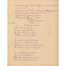 Cahier journalier