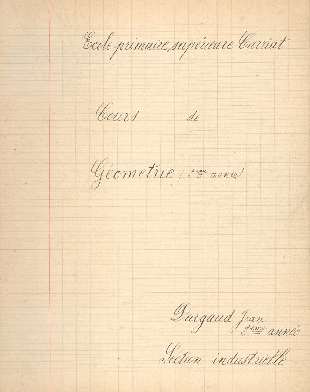 Cours de géométrie