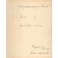 Cours de géométrie