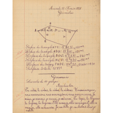 Cahier journalier