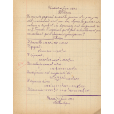Cahier journalier