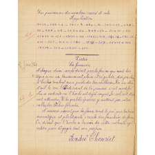 Cahier journalier