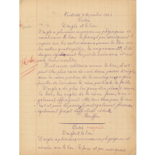 Cahier journalier