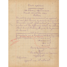 Cahier journalier