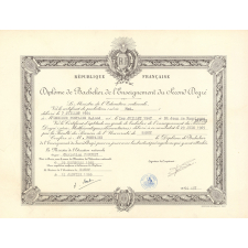 Diplômes de Bachelier de l'Enseignement du Second Degré. 
