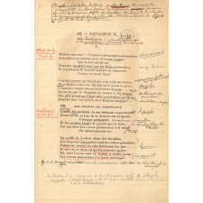 Préparations d'explications de poèmes de Victor Hugo. 