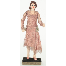 Poupée costumée : une femme sous la IIIe République 1927 (élément d'un couple)