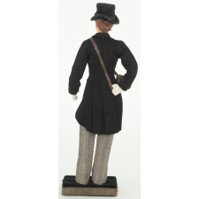 Poupée costumée : un homme sous la IIIe République 1930 (élément d'un couple)