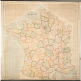 Carte géographique et commerciale de la France