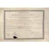 Diplôme de Doctorat ès Lettres. 