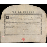 Inscription pour un exercice public pour la licence de médecine. 