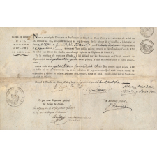Diplôme de licencié.
