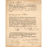 Attestation d'examens pour le baccalauréat et la licence de droit. 