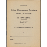 Carnet de correspondance.