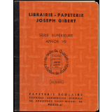 Cahier de correspondance.