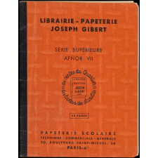 Cahier de correspondance.