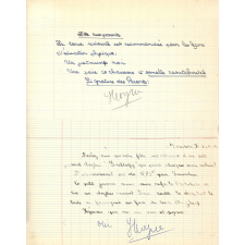 Cahier de correspondance.