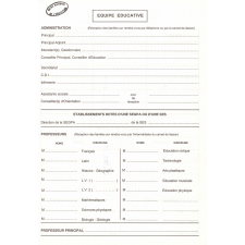 Carnet de liaison avec la famille. Collège du Mont Vallot.