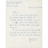Billet d'excuse. 