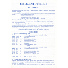 Carnet de correspondance. Collège Jacques-Yves Cousteau. Caudebec-lès-Elbeuf. 