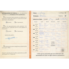 Carnet de correspondance. Collège Jacques-Yves Cousteau. Caudebec-lès-Elbeuf. 