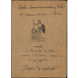 Cahier de préparation de classe de Mme Ferreri chargée du Jardin d'enfants. 