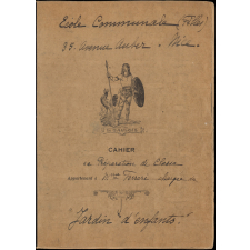 Cahier de préparation de classe de Mme Ferreri chargée du Jardin d'enfants. 