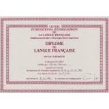 Diplôme de langue française. Niveau supérieur. 