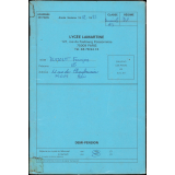 Carnet de correspondance d'élève de terminale. 