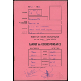 Carnet de correspondance. 