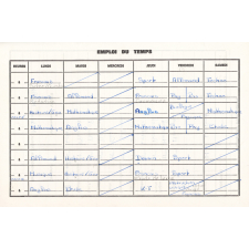 Carnet de correspondance. 