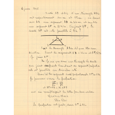 Cahier de mathématiques