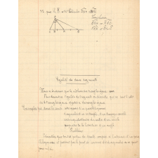 Cahier d'exercices de géométrie