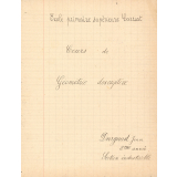Cours de géométrie descriptive