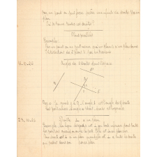 Cours de géométrie descriptive