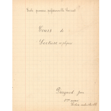 Cours de lecture expliquée