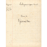 Cours de géométrie