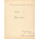Cahier de préparation