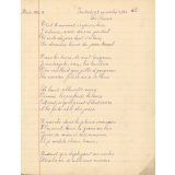 Cahier de poésie et de brouillon