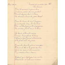 Cahier de poésie et de brouillon