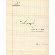 Orthographe et grammaire