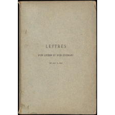 Lettres d'un lycéen et d'un étudiant de 1847 à 1854
