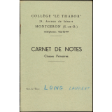 Carnet de notes - Classes primaires