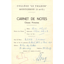 Carnet de notes - Classes primaires