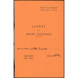 Livret de Notes scolaires