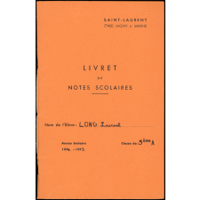 Livret de Notes scolaires