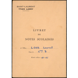 Livret de Notes scolaires