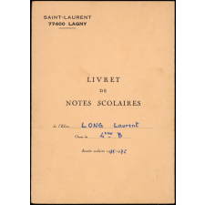 Livret de Notes scolaires