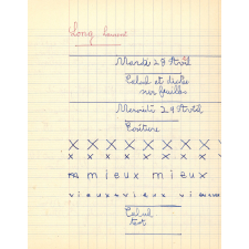 Cahier du jour
